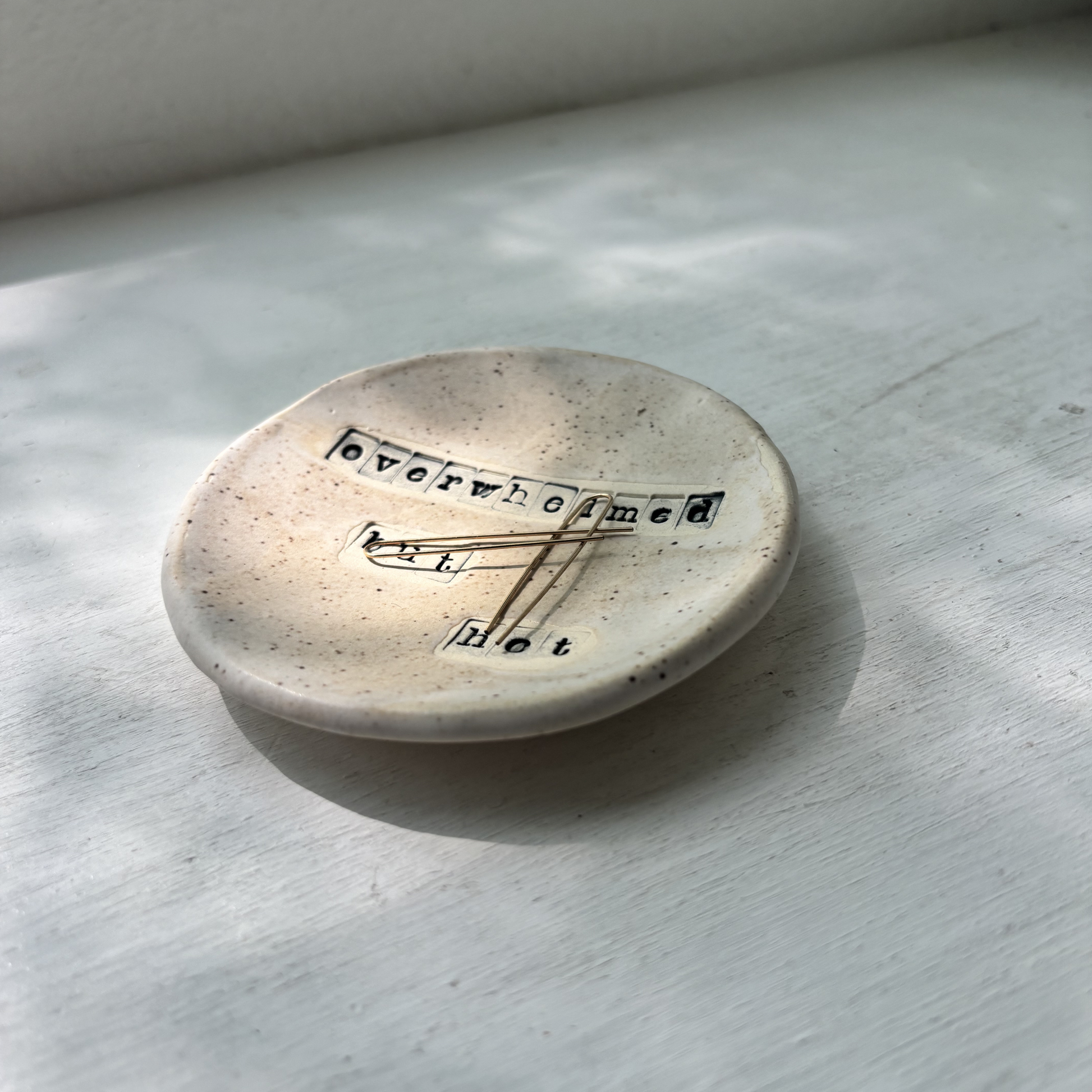 Overwhelmed- Trinket Tray