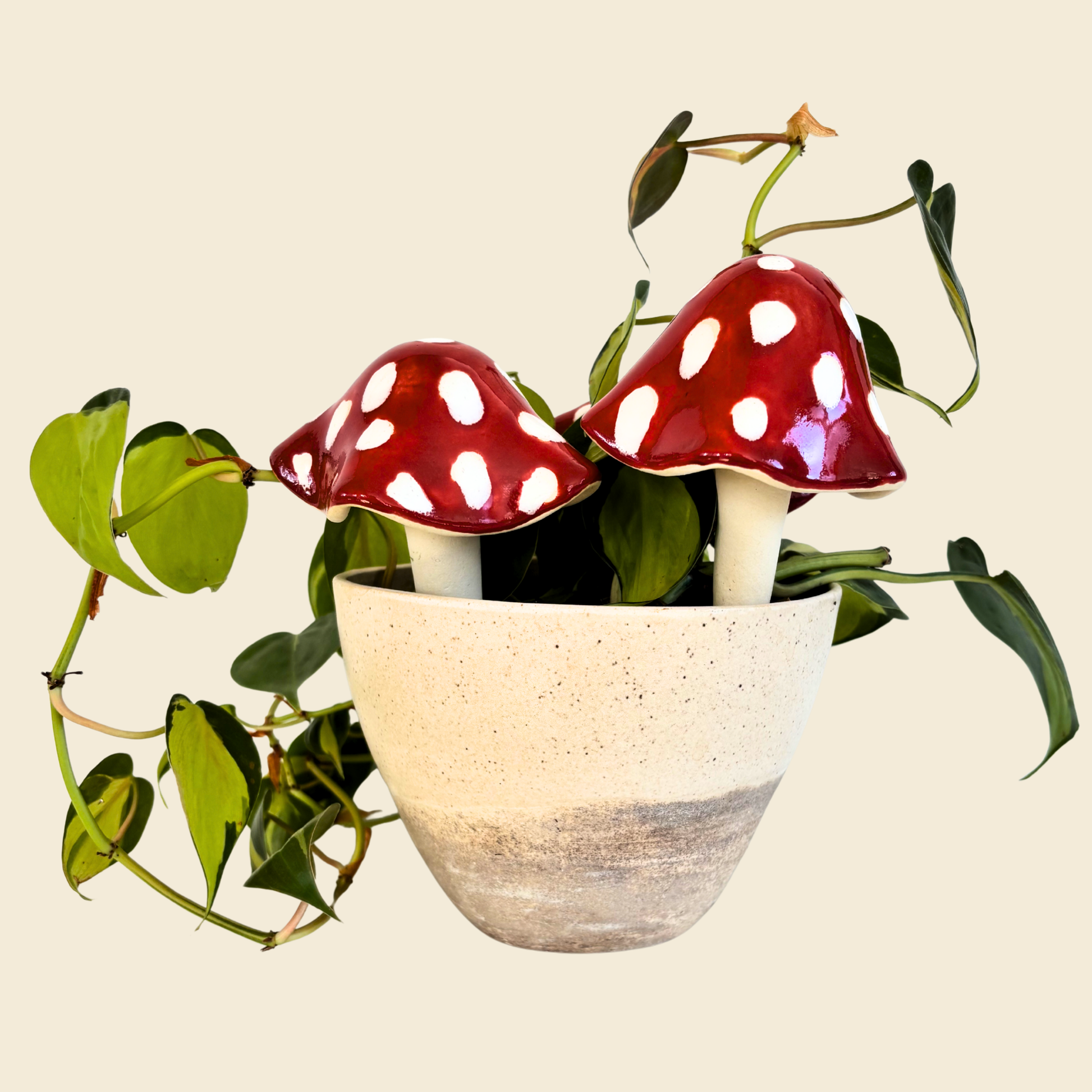 Mushroom Garden Stake